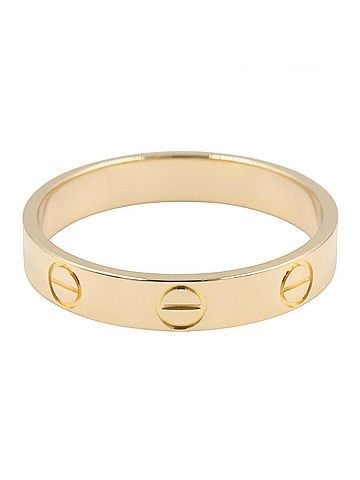 Cartier Cartier Mini Love Ring, 18K (Yellow Gold), Women's Jewelry, Gold Tone, B4085000 (view 2)