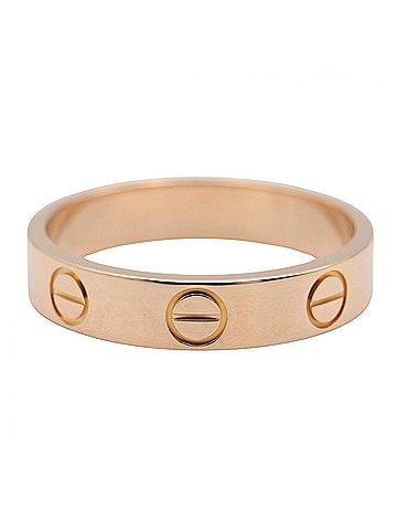 Cartier Cartier Mini Love Ring, 18K Pink Gold (PG), Men's/Women's, Tone, B4085200 (view 2)