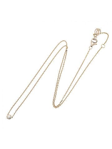 Cartier Cartier d'Amour XS Necklace, 18K Pink Gold (PG) Diamond Women's, Tone, Clear Tone (view 2)