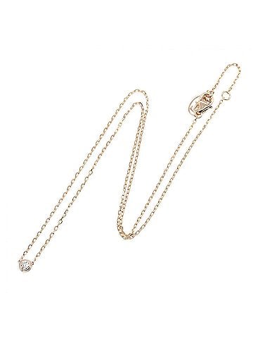 Cartier Cartier d'Amour SM Necklace, 18KPG (Pink Gold) Diamond Women's, Gold Tone, Clear Tone (view 2)