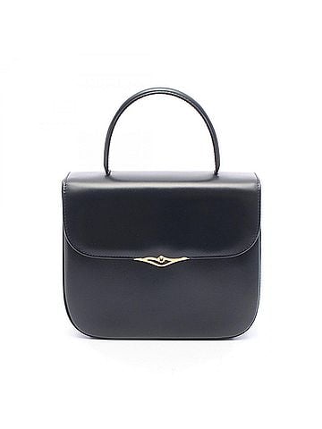 Cartier Cartier Sapphire Line Handbag, Leather, Women's, Navy (view 1)