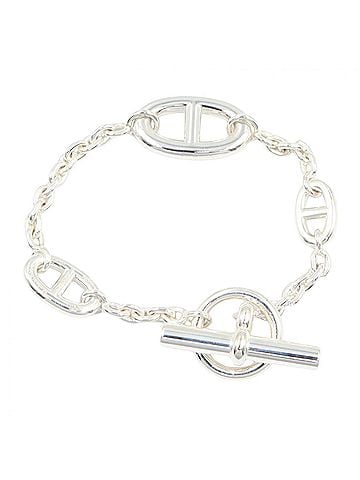 Hermès Hermes Chaine d'Ancre Farandole Bracelet, Sterling Silver 925, Women's, Tone, 431408 (view 1)