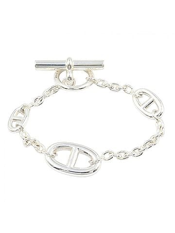 Hermès Hermes Chaine d'Ancre Farandole Bracelet, Sterling Silver 925, Women's, Tone, 431408 (view 2)