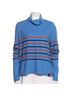 Kule 100% Cotton Print Blue Red Turtleneck Sweater Size XL - photo 1