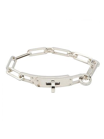 Hermès Hermes Kelly Chaine Bracelet, Sterling Silver 925, Tone, for Men and Women (view 1)