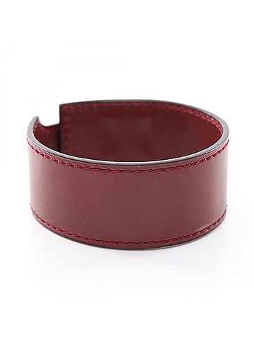 Hermès Hermes Artemis Touareg Rouge H Bangle Accessory, Calfskin (Cowhide), Box Calf Leather, Women's, Bordeaux Color (view 2)