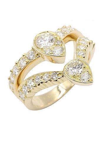 Van Cleef & Arpels Van Cleef &amp; Arpels Diamond Ring, 18K (Yellow Gold), Women's Clear Tone (view 1)