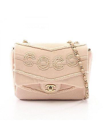 Chanel Chanel COCO Shoulder Bag/Handbag, Denim, Women's, Pink, AS1595 (view 1)