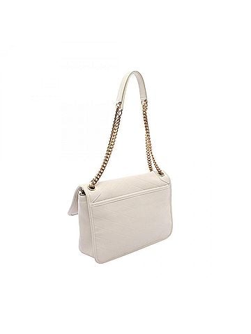 Yves Saint Laurent Yves Saint Laurent Saint Laurent Paris Niki Shoulder Bag/Handbag, Leather, Women's, White (6331840) (view 2)