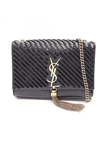Yves Saint Laurent Yves Saint Laurent Saint Laurent Paris Kate Tassel Shoulder Bag Handbag Leather Women's Black 513568 (view 1)