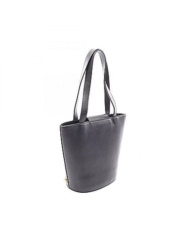 Salvatore Ferragamo Salvatore Ferragamo Leather Handbag with Heel Hardware, Black, for Women (view 2)