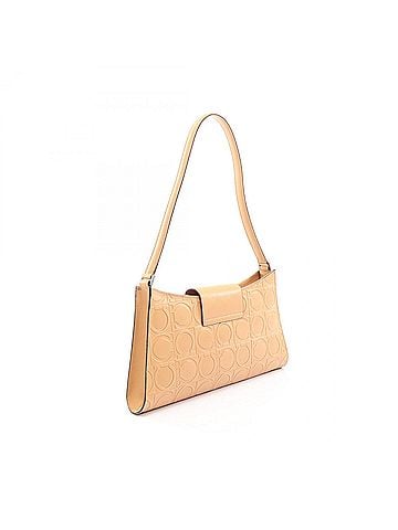Salvatore Ferragamo Salvatore Ferragamo Gancini Shoulder Bag/Handbag, Leather, Women's, Beige (view 2)