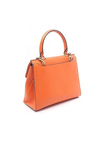 Salvatore Ferragamo Salvatore Ferragamo Gancini 2-Way Handbag, Leather, Women's, Orange (view 2)