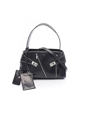 Salvatore Ferragamo Salvatore Ferragamo HUG Soft Medium Shoulder Bag Handbag Leather Women's Black 21A444 (view 1)