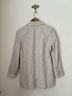 Madewell 100% Linen 100% Cotton 100% Polyester Stripes Tan White Blazer Size XS - photo 4