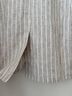Madewell 100% Linen 100% Cotton 100% Polyester Stripes Tan White Blazer Size XS - photo 9