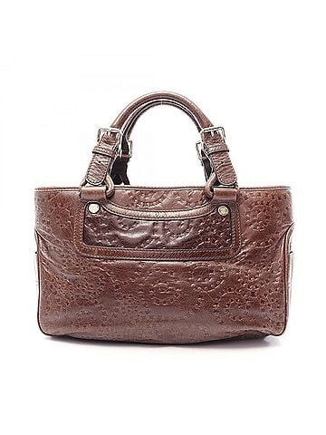 Céline Celine Boogie Bag Handbag, Leather, Women's, Brown (view 1)