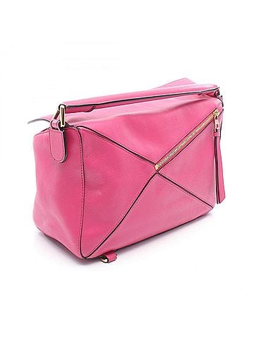Loewe Loewe Puzzle Bag Medium 2-Way Handbag Leather Women's Pink (view 2)