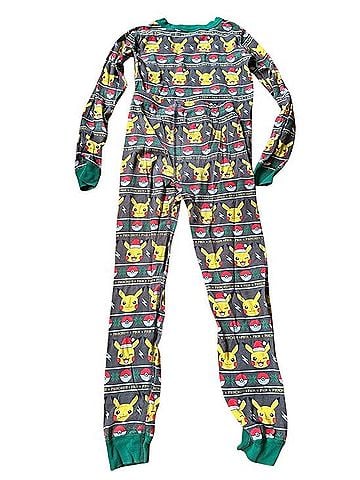 Hanna Andersson Pikachu Holiday Long John Long Sleeve Henley (view 2)