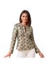 Boston Proper 100% Polyurethane 100% Polyester 97% Polyester 3% Spandex Snake Print Multi Color Blazer Size M - photo 1