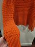 Free People Orange Pullover Sweater Size S - photo 5