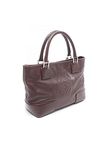 Loewe Loewe Amazona Fusta Handbag, Leather, Women's, Brown (view 2)