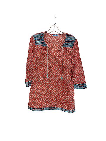 J. McLaughlin 3/4 Sleeve Blouse (view 2)