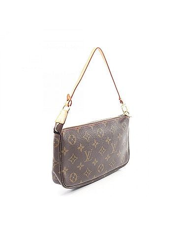 Louis Vuitton Louis Vuitton Pochette Accessoires Handbag, Coated Canvas and Leather, Monogram Cherry Pattern, Women's, Brown/Red, M95008 (view 2)