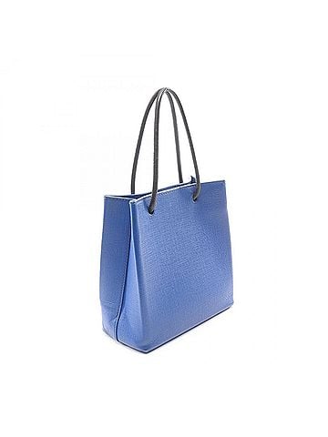 Balenciaga Balenciaga Shopping Tote XXS 2-Way Bag Handbag Leather Women's Blue/Black 572411 (view 2)
