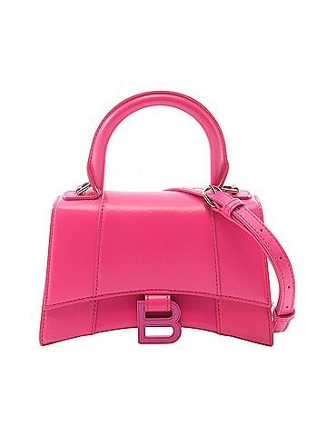 Balenciaga Balenciaga HOURGLASS XS 2-Way Handbag, Leather, Women's, Pink, 592833 (view 1)