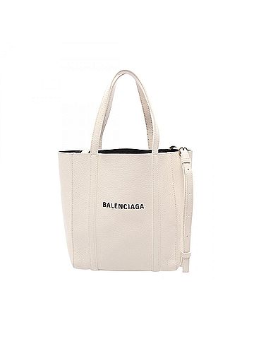 Balenciaga Balenciaga EVERYDAY XXS 2-Way Tote Bag/Handbag, Leather, Women's, White (551815) (view 1)