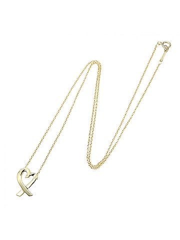 Tiffany & Co. Tiffany &amp; Co. Loving Heart Necklace, 18K (Yellow Gold), Women's Jewelry, Gold Tone (view 2)