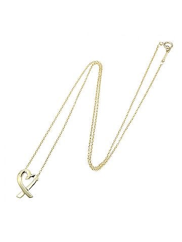 Tiffany & Co. Tiffany &amp; Co. Loving Heart Necklace, 18K (Yellow Gold), Women's Jewelry, Gold Tone (view 2)
