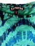 Express Print Blue Green Casual Dress Size S - photo 2