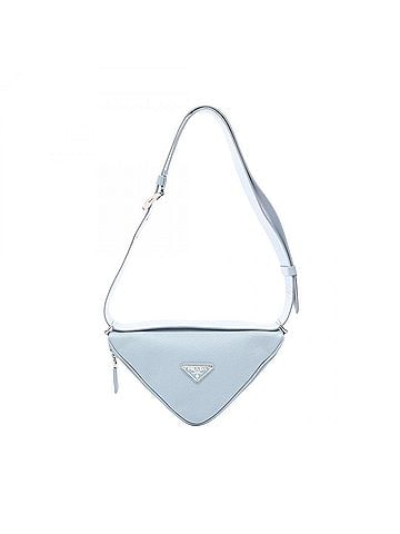 Prada Prada Saffiano Leather Shoulder Bag/Handbag, Blue, 2VL039 (view 1)