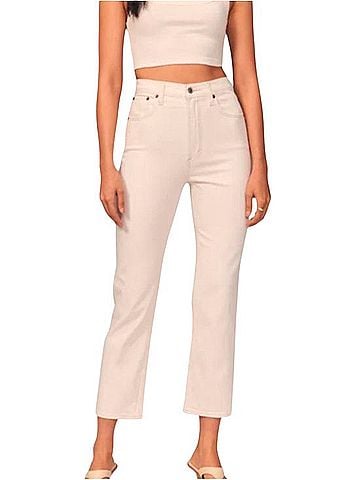 Abercrombie & Fitch The Ankle Straight Jeans (view 1)