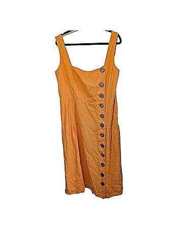 Nicholas Button Pinafore Casual Dress (view 1)
