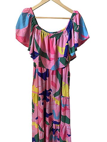 First Love Off the Shoulder Maxi Dress Casual Dress (view 1)