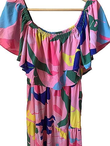 First Love Off the Shoulder Maxi Dress Casual Dress (view 2)