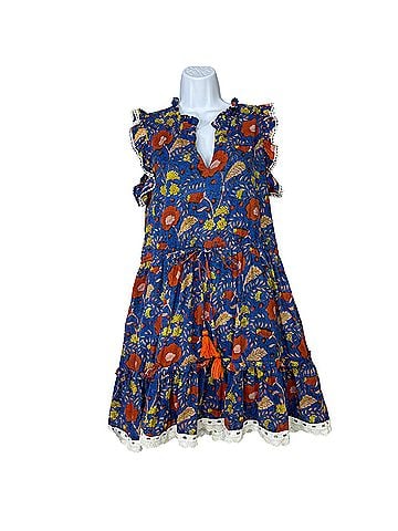 charlee Floral Ruffle Mini Casual Dress (view 1)