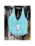 Wilsons Leather 100% Leather Multi Color Halter Top Size L - photo 11