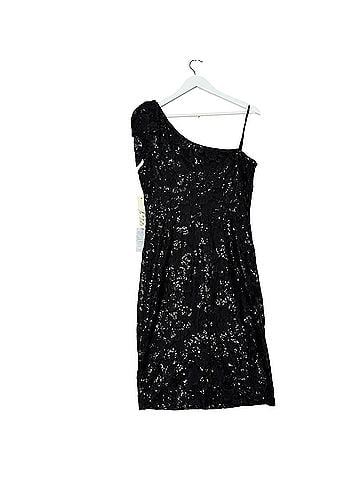 Eliza J One Shoulder Sequin Bow Cocktail Dress (view 2)
