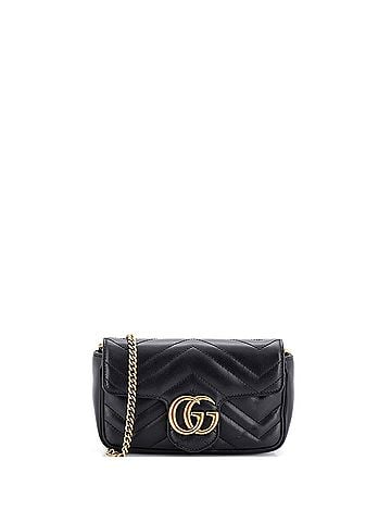 Gucci GG Marmont Flap Bag Matelasse Leather Super Mini (view 1)