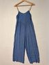 Madewell 100% Viscose Floral Blue Yellow Jumpsuit Size S - photo 4