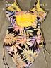 Hurley 85% Polyester 15% Spandex 100% Polyester Floral Multi Color One Piece Swimsuit Size S - photo 4
