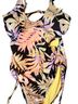 Hurley 85% Polyester 15% Spandex 100% Polyester Floral Multi Color One Piece Swimsuit Size S - photo 2