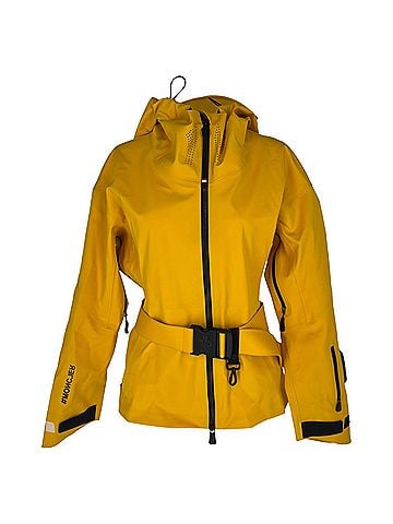 Moncler Moncler Grenoble Teche Ski Jacket in Yellow Polyamide (view 2)