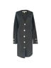 Maje 100% Acrylic Black Maje Button-Down Coat in Black Acrylic Size 6 - photo 1