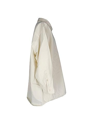 The Row The Row Button-Down Shirt in White Cotton (view 2)