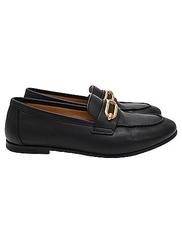 Hermès Hermès Colette Loafers in Black Calfskin Leather (view 1)